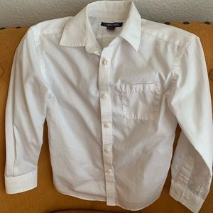 Cherokee - Boys White Long Sleeve Button Down